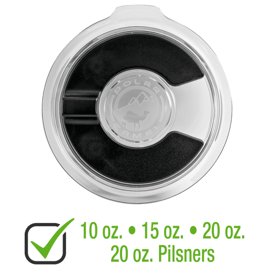 Magnetic Lid for 10, 15, 16, 20 oz. Polar Camel Tumblers and 20 oz. Pilsners.