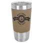 Light Brown 20 oz. Polar Camel Leatherette Grip Tumbler