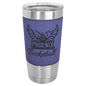 Purple Leatherette Wrapped 20 oz. Polar Camel