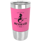 Pink/Black 20 oz. Polar Camel Silicone Grip Tumbler with Clear Lid