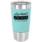 Teal/Black 20 oz. Polar Camel Tumbler with Laserable Silicone Grip