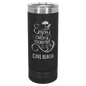 Black 22 oz. Polar Camel Skinny Tumbler with Slider Lid