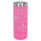 Pink 22 oz. Polar Camel Skinny Tumbler with Slider Lid