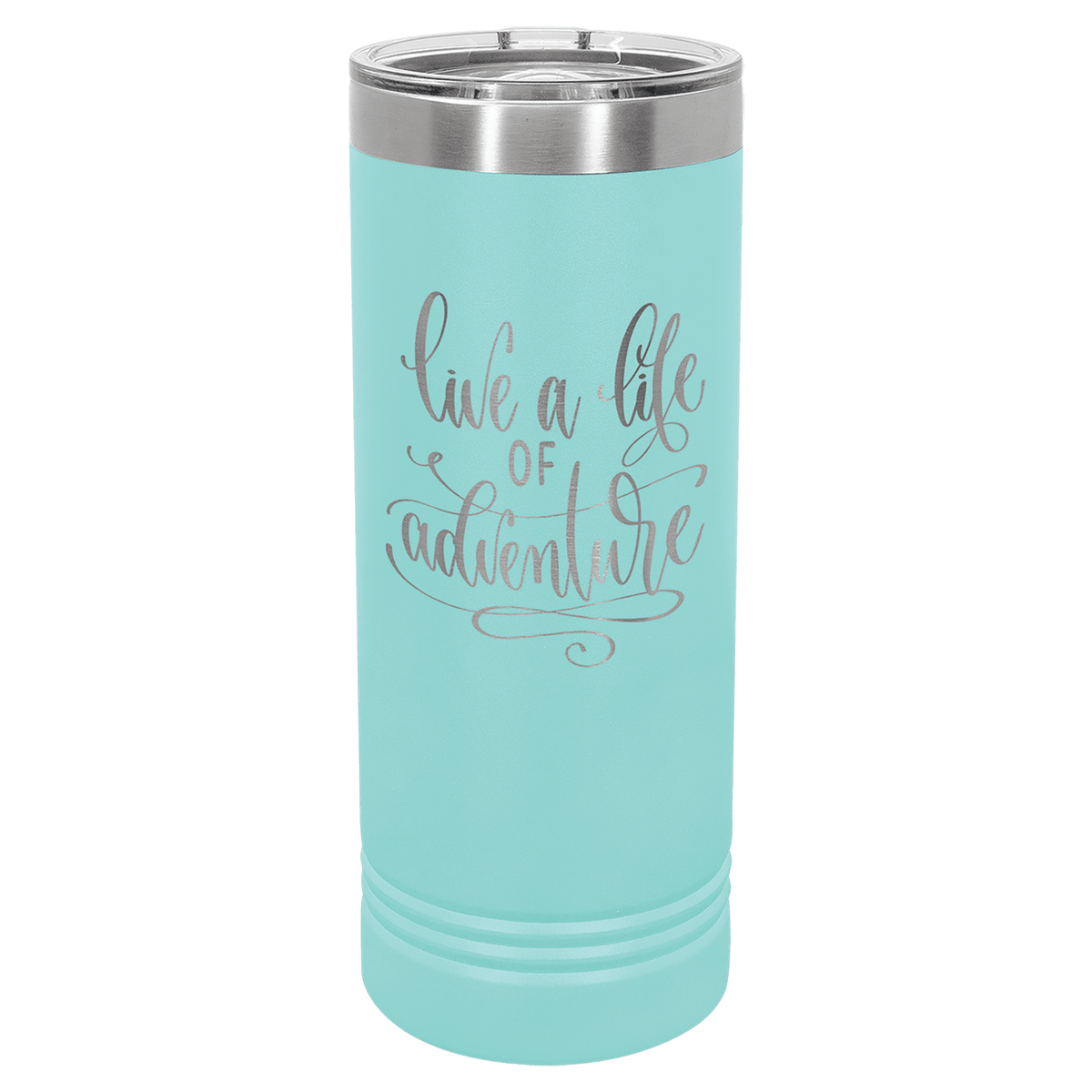 Teal 22 oz. Polar Camel Skinny Tumbler with Slider Lid