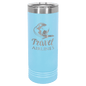 Light Blue 22 oz. Polar Camel Skinny Tumbler with Slider Lid