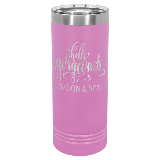 Light Purple 22 oz. Polar Camel Skinny Tumbler with Slider Lid