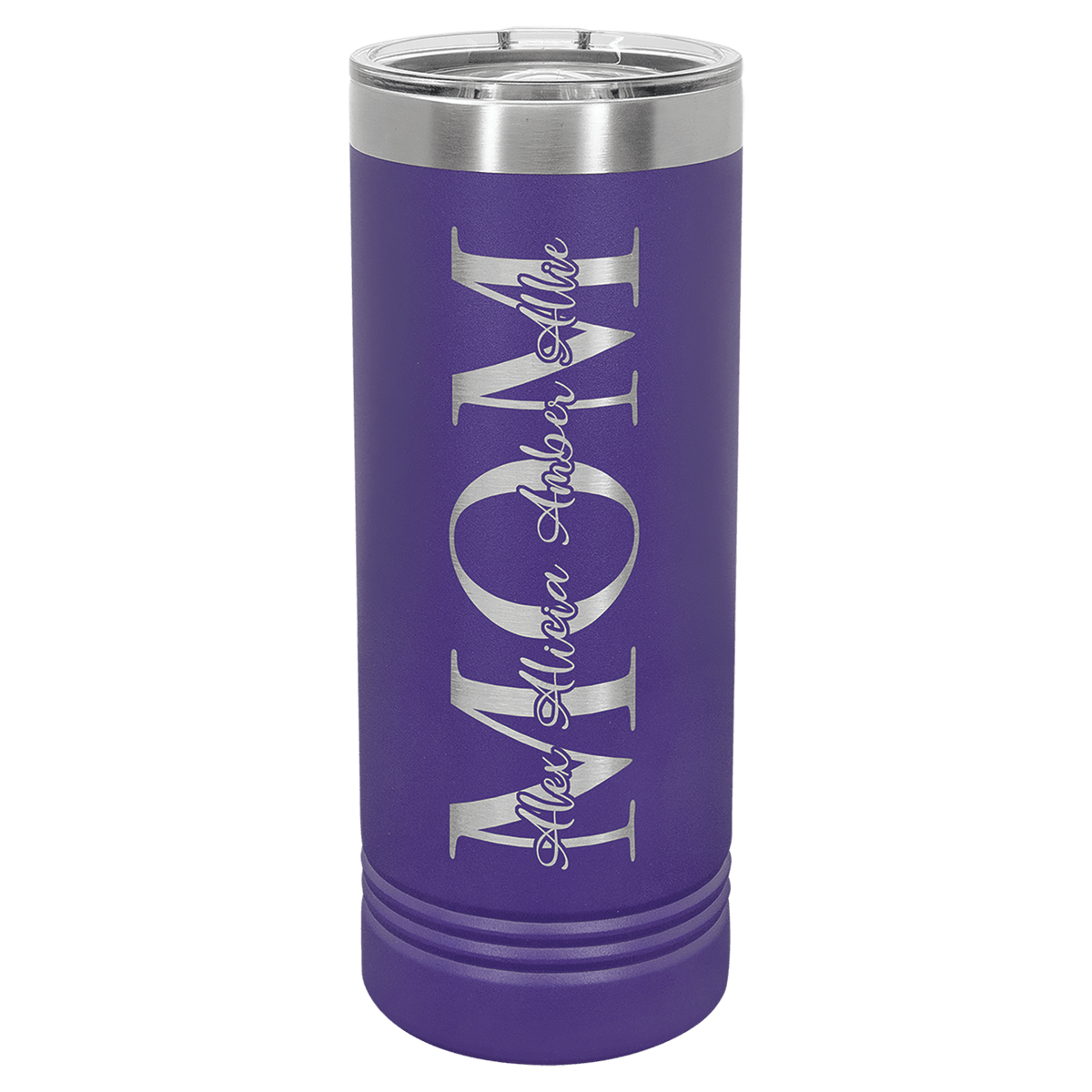 Purple 22 oz. Polar Camel Skinny Tumbler with Slider Lid