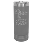 Dark Gray 22 oz. Polar Camel Skinny Tumbler with Slider Lid