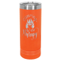 Orange 22 oz. Polar Camel Skinny Tumbler with Slider Lid