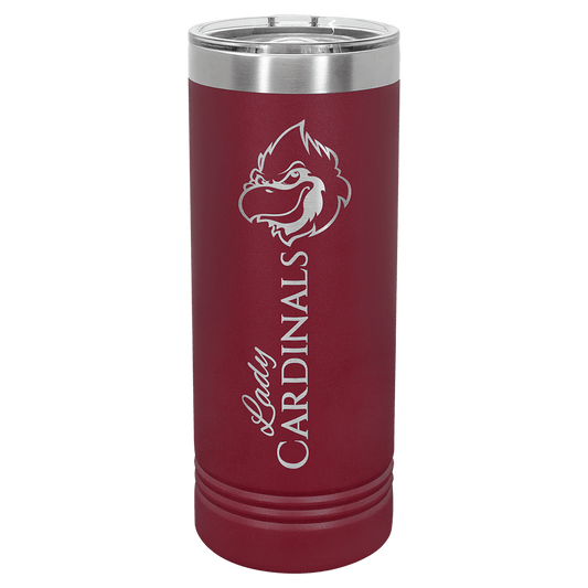 Maroon 22 oz. Polar Camel Skinny Tumbler with Slider Lid