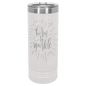 White 22 oz. Polar Camel Skinny Tumbler with Slider Lid