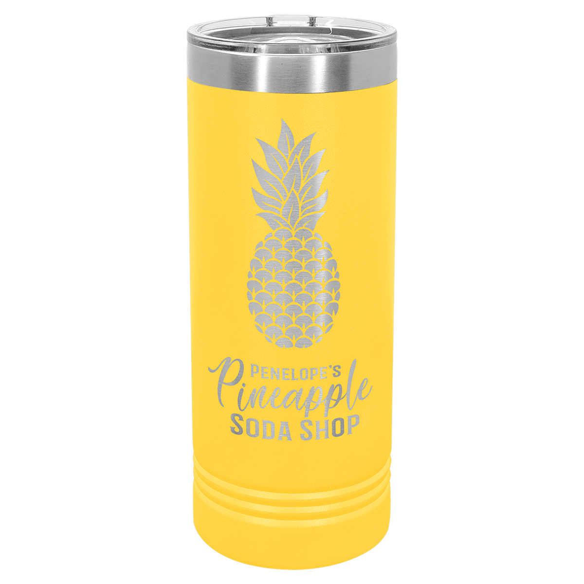Yellow 22 oz. Polar Camel Skinny Tumbler with Slider Lid