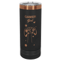 Polar Camel 22 oz. Black/Rose Gold ION-Plated Skinny Tumbler with Slider Lid