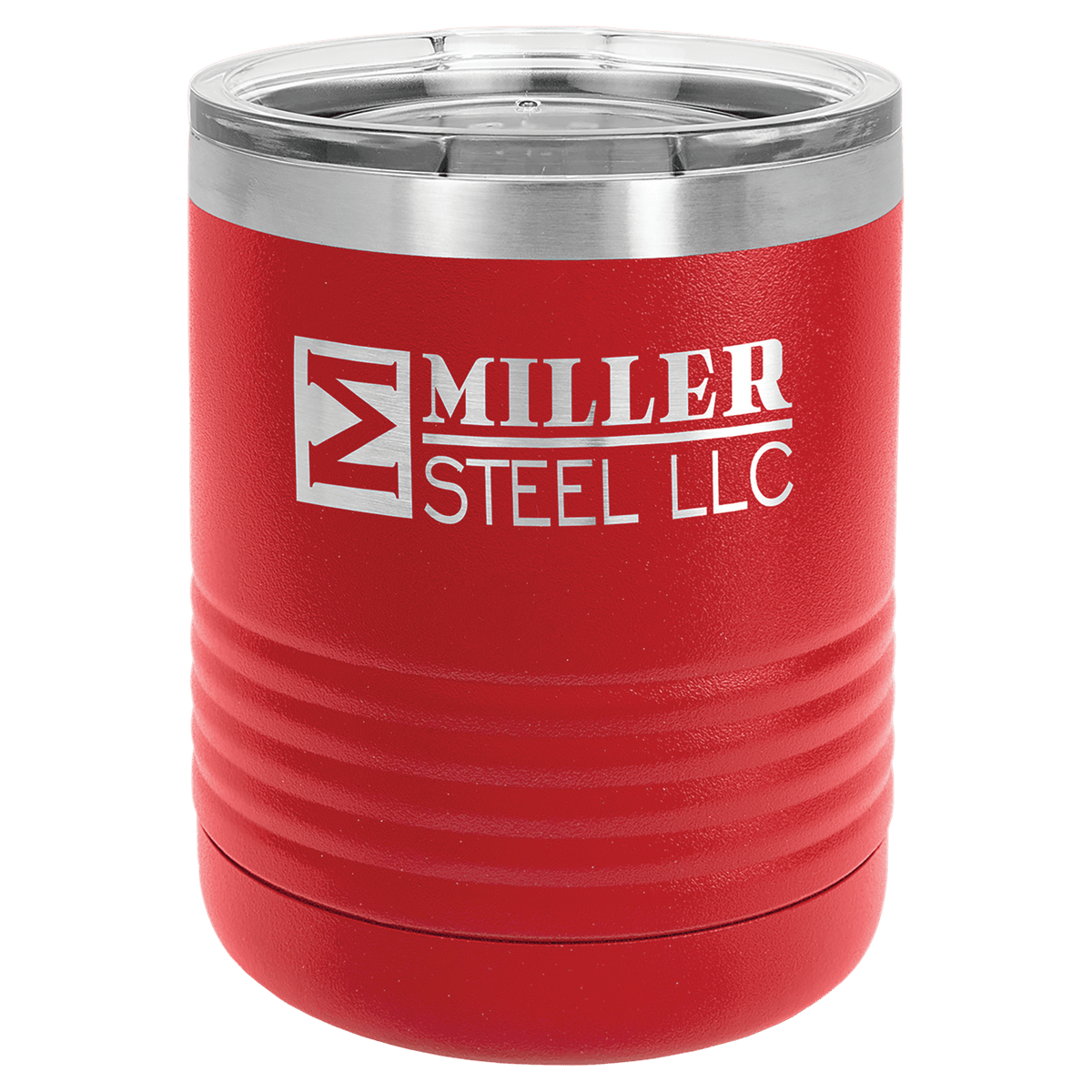 Red 10 oz. Polar Camel Tumbler with Clear Lid