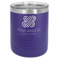 Purple 10 oz. Polar Camel Ringneck Tumbler with Clear Lid