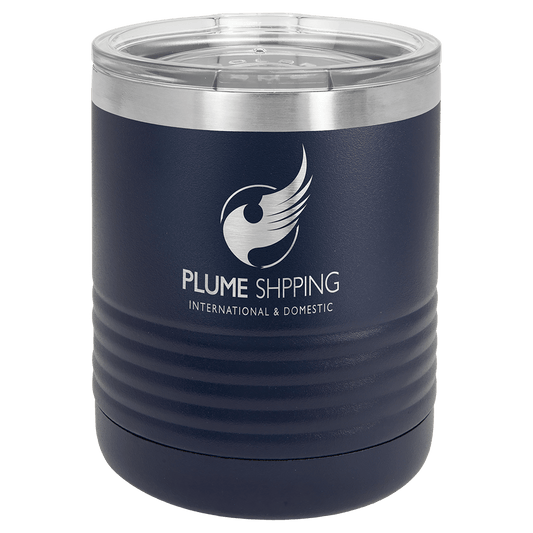Navy Blue 10 oz. Polar Camel Ringneck Tumbler with Clear Lid