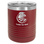 Maroon 10 oz. Polar Camel Tumbler with Clear Lid