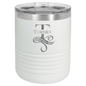 White 10 oz. Polar Camel Ringneck Tumbler with Clear Lid