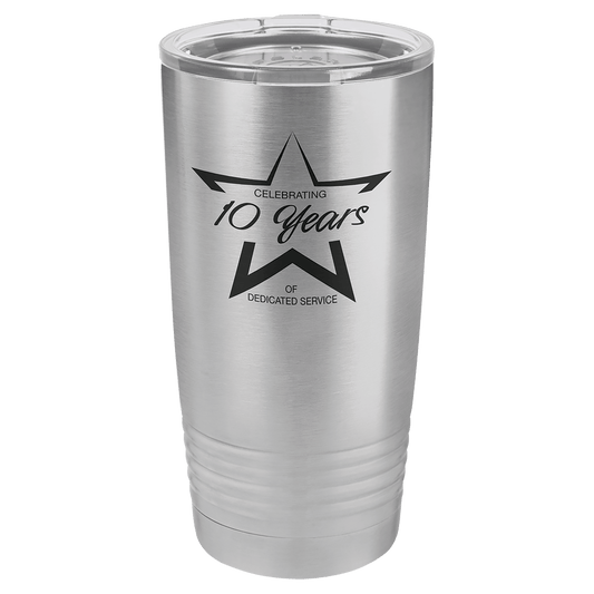Stainless Steel 20 oz. Polar Camel Ringneck Tumbler with Lid