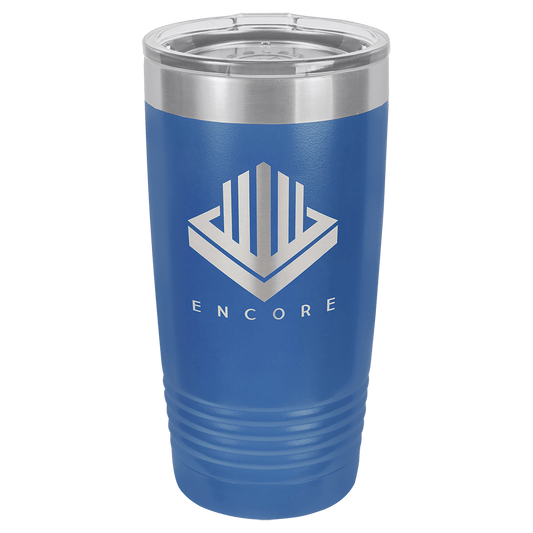 Royal Blue 20 oz. Polar Camel Ringneck Tumbler with Lid