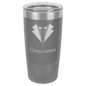 Dark Gray 20 oz. Polar Camel Ringneck Tumbler with Lid