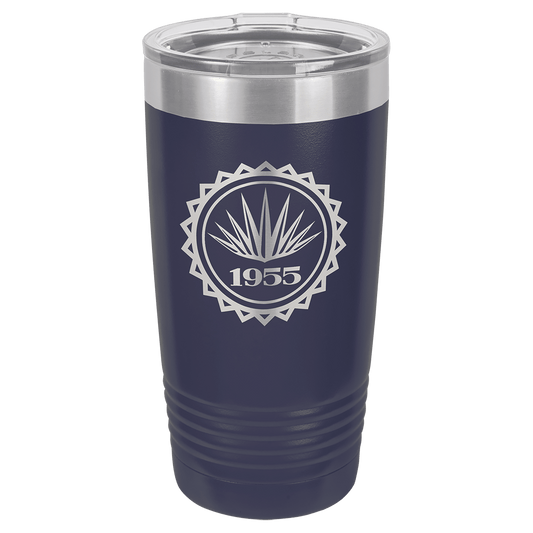 Navy Blue 20 oz. Polar Camel Ringneck Tumbler with Clear Lid