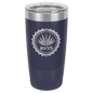 Navy Blue 20 oz. Polar Camel Ringneck Tumbler with Clear Lid