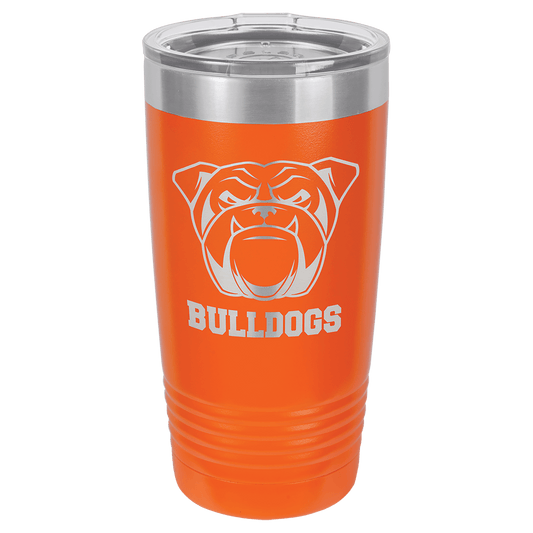 Orange 20 oz. Polar Camel Ringneck Tumbler with Clear Lid