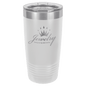 White 20 oz. Polar Camel Ringneck Tumbler with Clear Lid