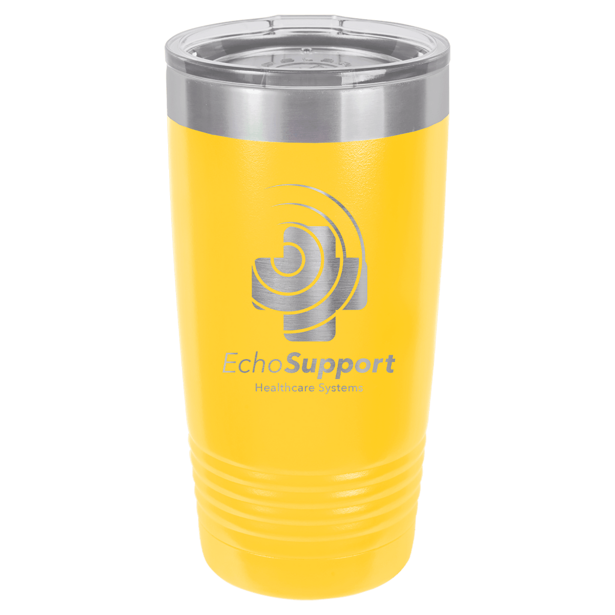 Yellow 20 oz. Polar Camel Ringneck Tumbler with Clear Lid