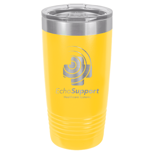 Yellow 20 oz. Polar Camel Ringneck Tumbler with Clear Lid