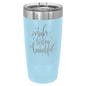 Light Blue 20 oz. Polar Camel Ringneck Tumbler with Slider Lid