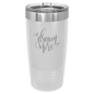 White 20 oz. Polar Camel Ringneck Tumbler with Slider Lid