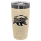 Polar Camel 20 oz. Warm Sand/Ghost Black ION-Plated Tumbler with Slider Lid