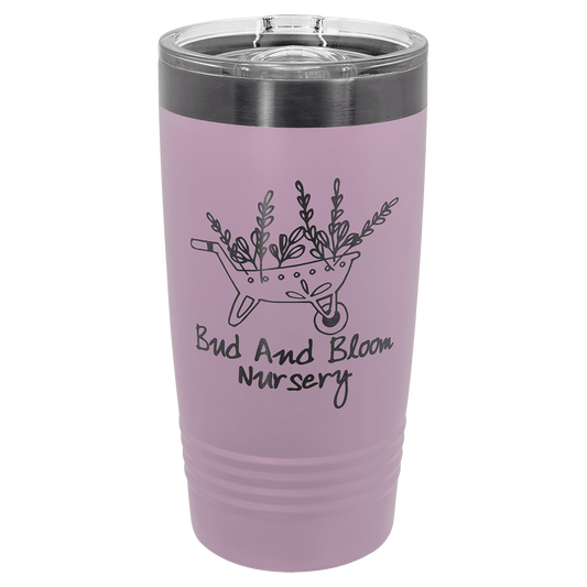 Polar Camel 20 oz. Moody Lilac/Ghost Black ION-Plated Tumbler with Slider Lid