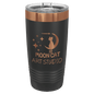 Polar Camel 20 oz. Black/Rose Gold ION-Plated Ringneck Tumbler with Slider Lid