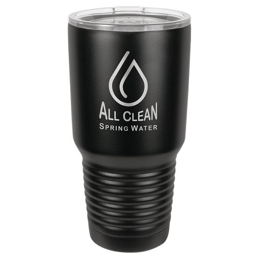Black 30 oz. Polar Camel Ringneck Tumbler with Clear Lid