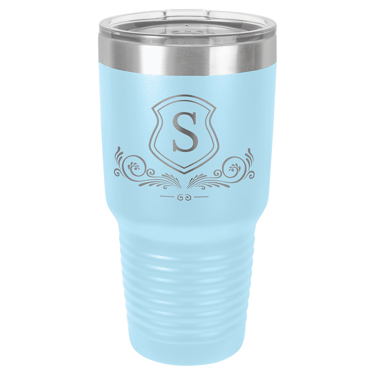 Light Blue Polar Camel 30 oz. Ringneck Vacuum Insulated Tumbler with Lid