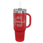 Polar Camel 40 oz. Travel Mug with Straw and Snap Lid