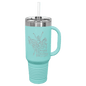 Teal Polar Camel 40 oz. Travel Mug with Straw and Snap Lid