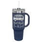 Navy Blue Polar Camel 40 oz. Travel Mug with Straw and Snap Lid