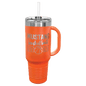 Orange Polar Camel 40 oz. Travel Mug with Straw and Snap Lid