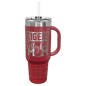 Maroon Polar Camel 40 oz. Travel Mug with Straw and Snap Lid