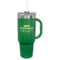 Green Polar Camel 40 oz. Travel Mug with Straw and Snap Lid