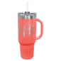 Coral Polar Camel 40 oz. Travel Mug with Straw and Snap Lid