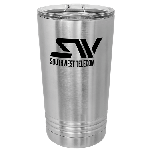 Stainless Steel 16 oz Polar Camel Pint Tumbler with Slider Lid