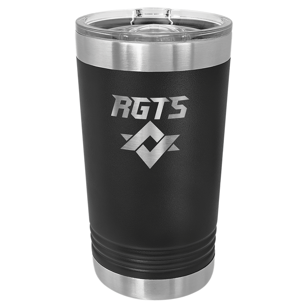 Black 16 oz Polar Camel Pint Tumbler with Slider Lid