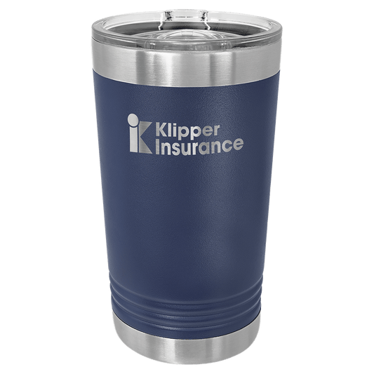 Navy Blue 16 oz Polar Camel Pint Tumbler with Slider Lid