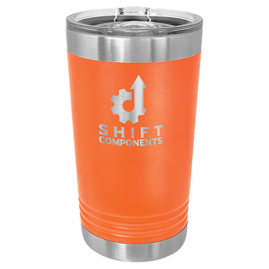 Orange 16 oz Polar Camel Pint Tumbler with Slider Lid