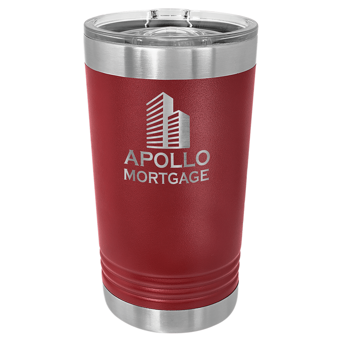 Maroon 16 oz Polar Camel Pint Tumbler with Slider Lid